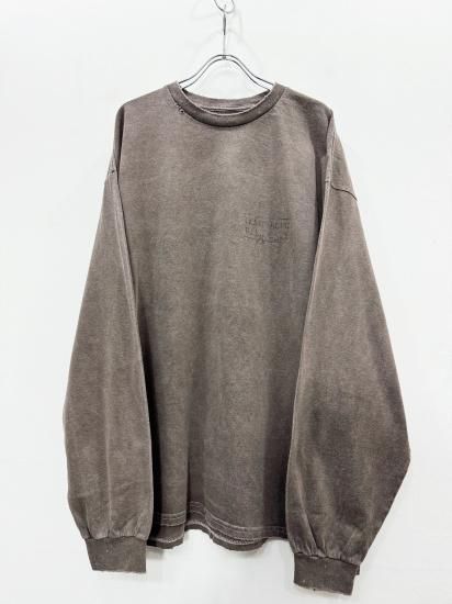 ANCELLM（アンセルム） 2024AW 24AW T/RESIDENCE DYED LS T-SHIRT
