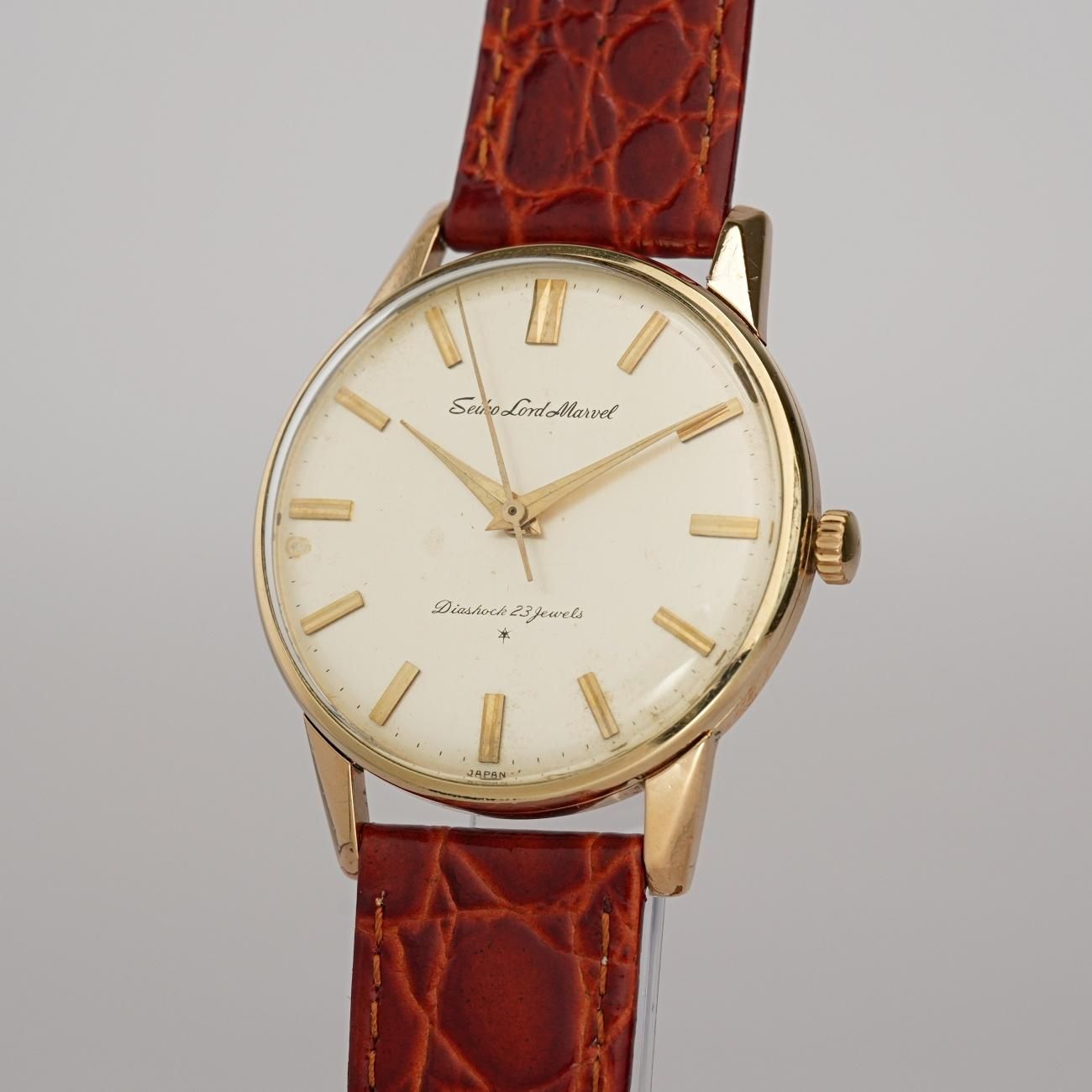 1963年製 アンティーク セイコー ロードマーベル 15023 手巻 14GF 筆記