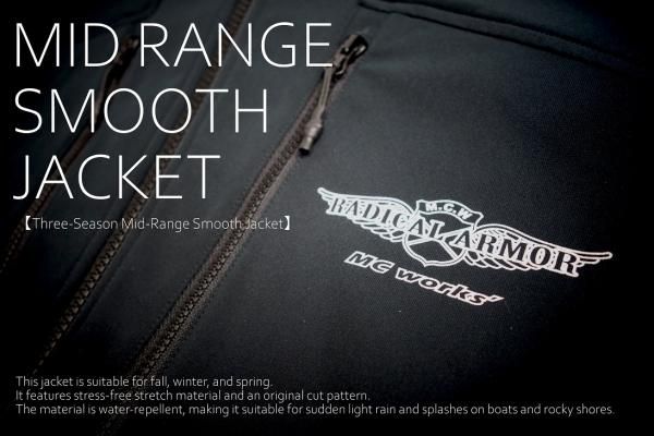 MCworks' / MID RANGE SMOOTH JACKET - Blue water house Mobile shop