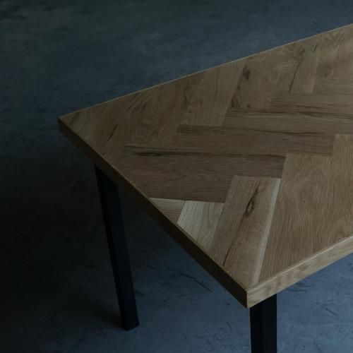 ヘリンボーン ダイニングテーブル | Oak1.5 rows - albero39 長く