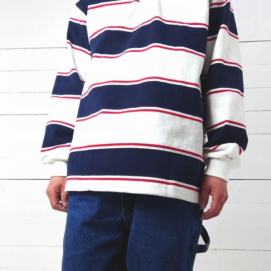 BARBARIAN（バーバリアン）ラガーシャツ -SOHO STRIPE (ソーホー