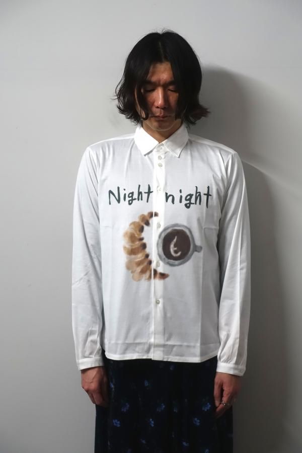 SHINYAKOZUKA シンヤコヅカ プリントシャツ WHITE 通販