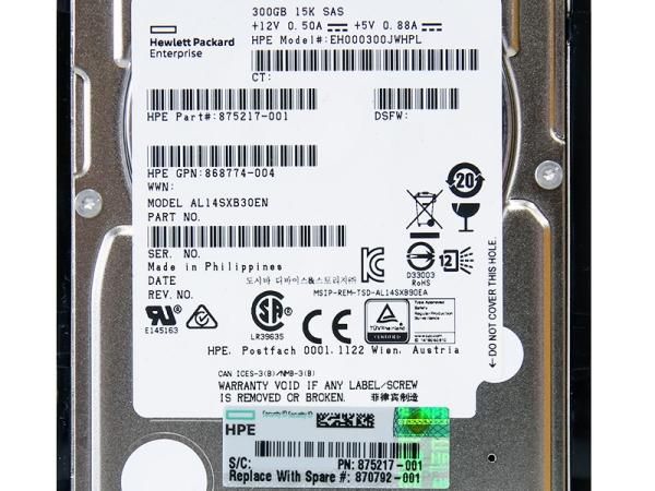 HPE 300GB HDD | 中古品 - プリンター、サーバー、セキュリティは