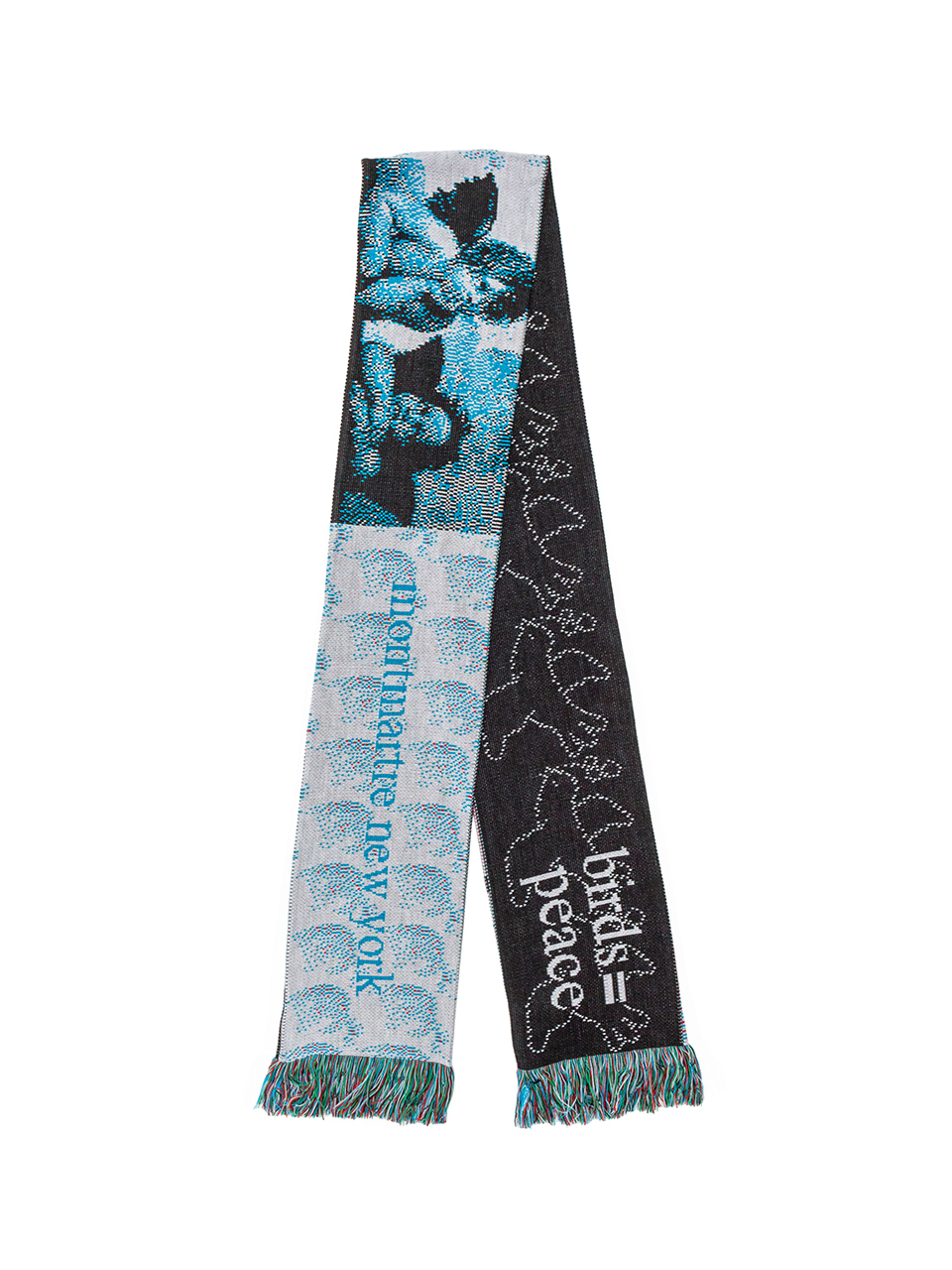 Blue emotion scarf-ブルーエモーションスカーフ-MONTMARTRE NEW YORK