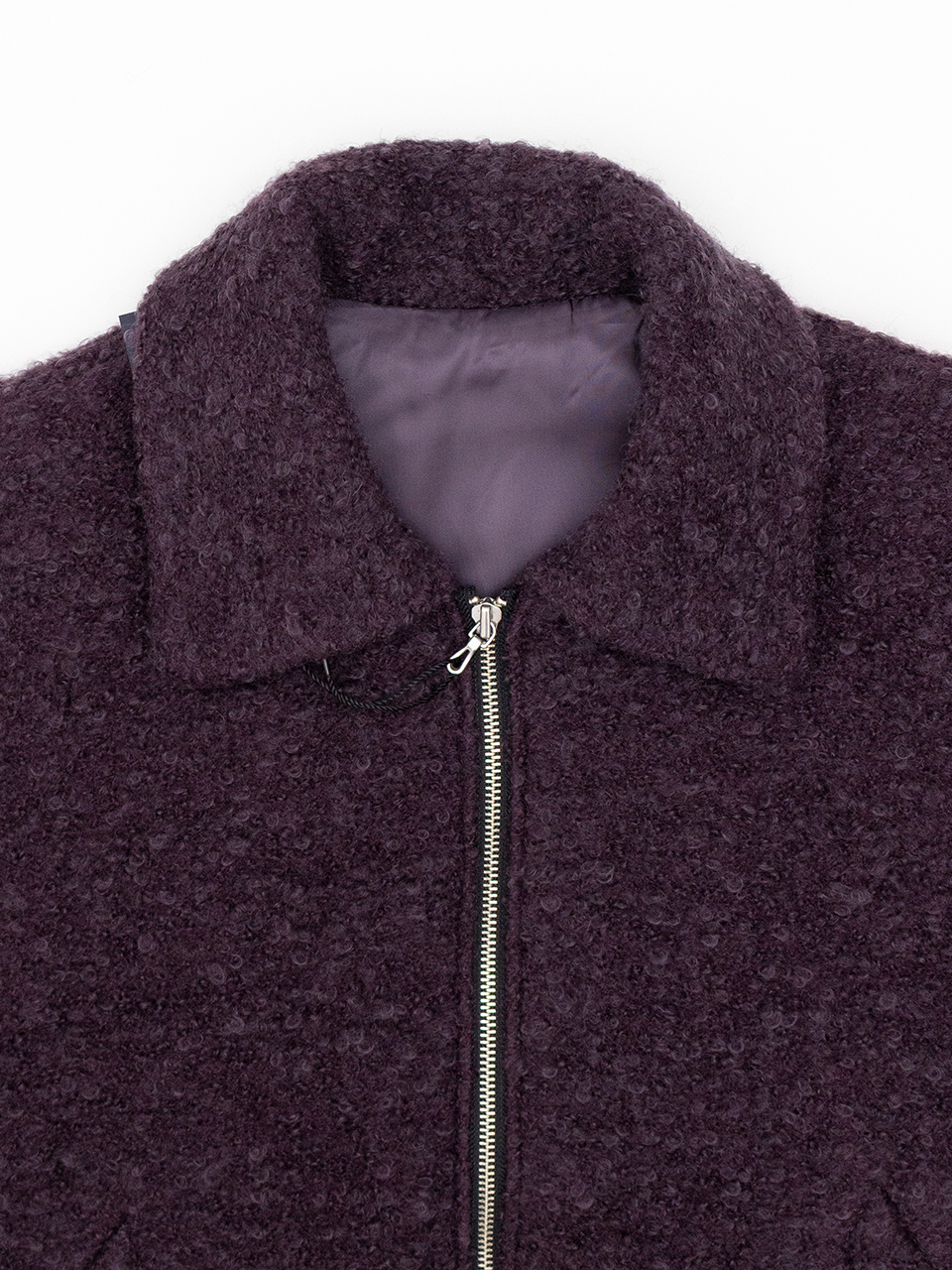 WOOL BOA ZIP UP BLOUSON-ウールボアジップアップブルゾン-URU（ウル