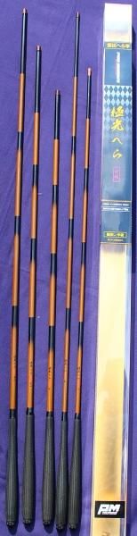 むしろ柔！ カーボンロッド 極光ヘラ（中硬） 振出 8～12尺