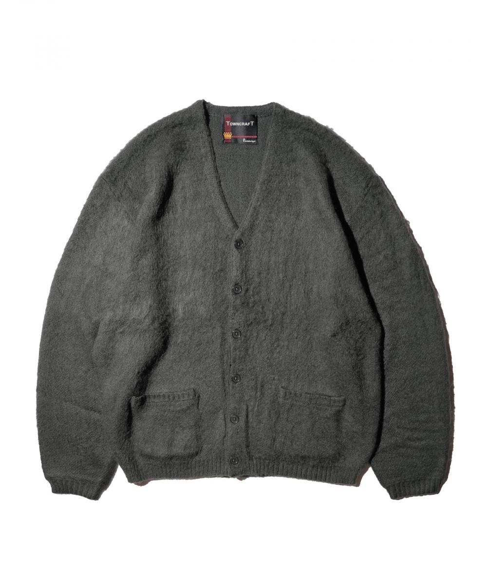 TOWNCRAFT / SOLID SHAGGY CARDIGAN
