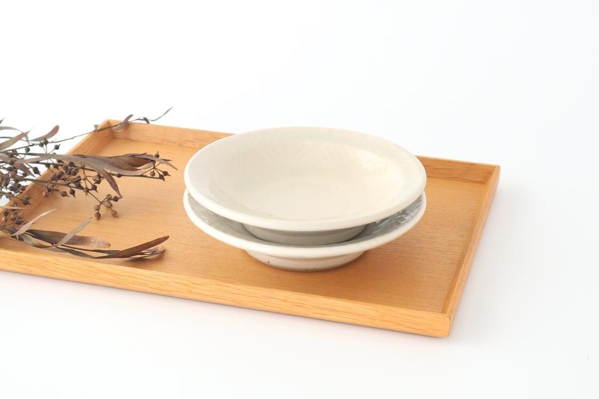 5寸縁付平皿｜縄紋｜灰｜陶器｜高橋あい｜和食器通販｜うちる｜和食器