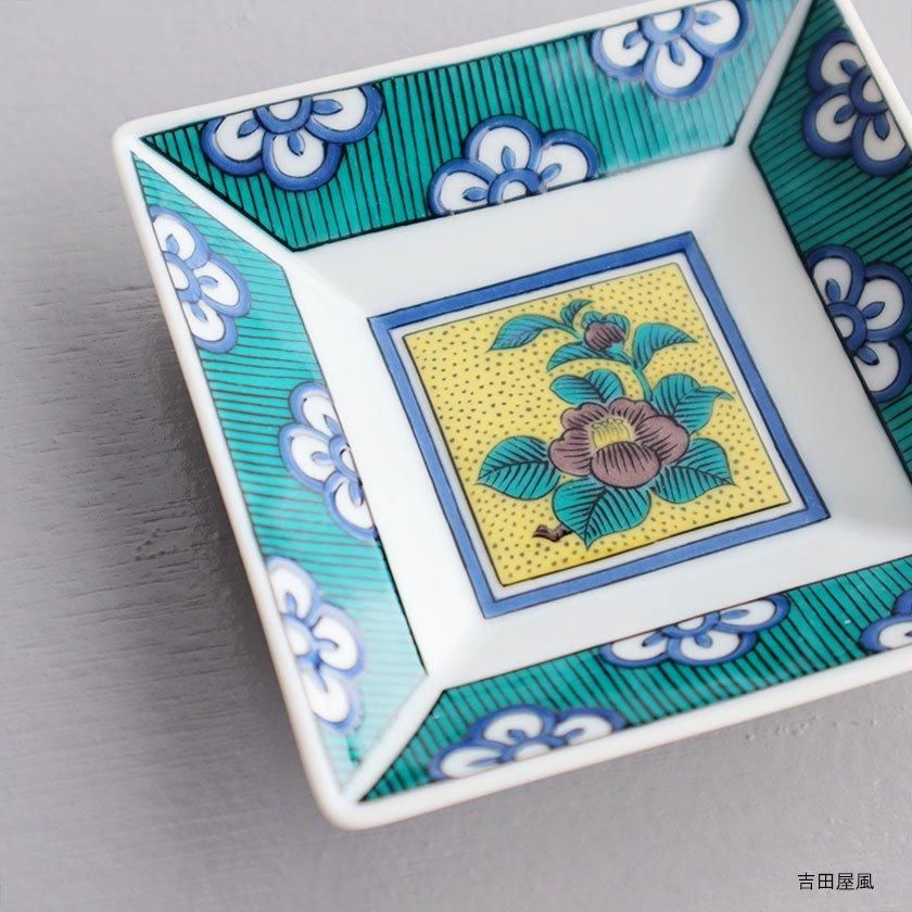 青郊窯 九谷焼 時代画風角皿 の通販。- AIDA ONLINE STORE 毎日を