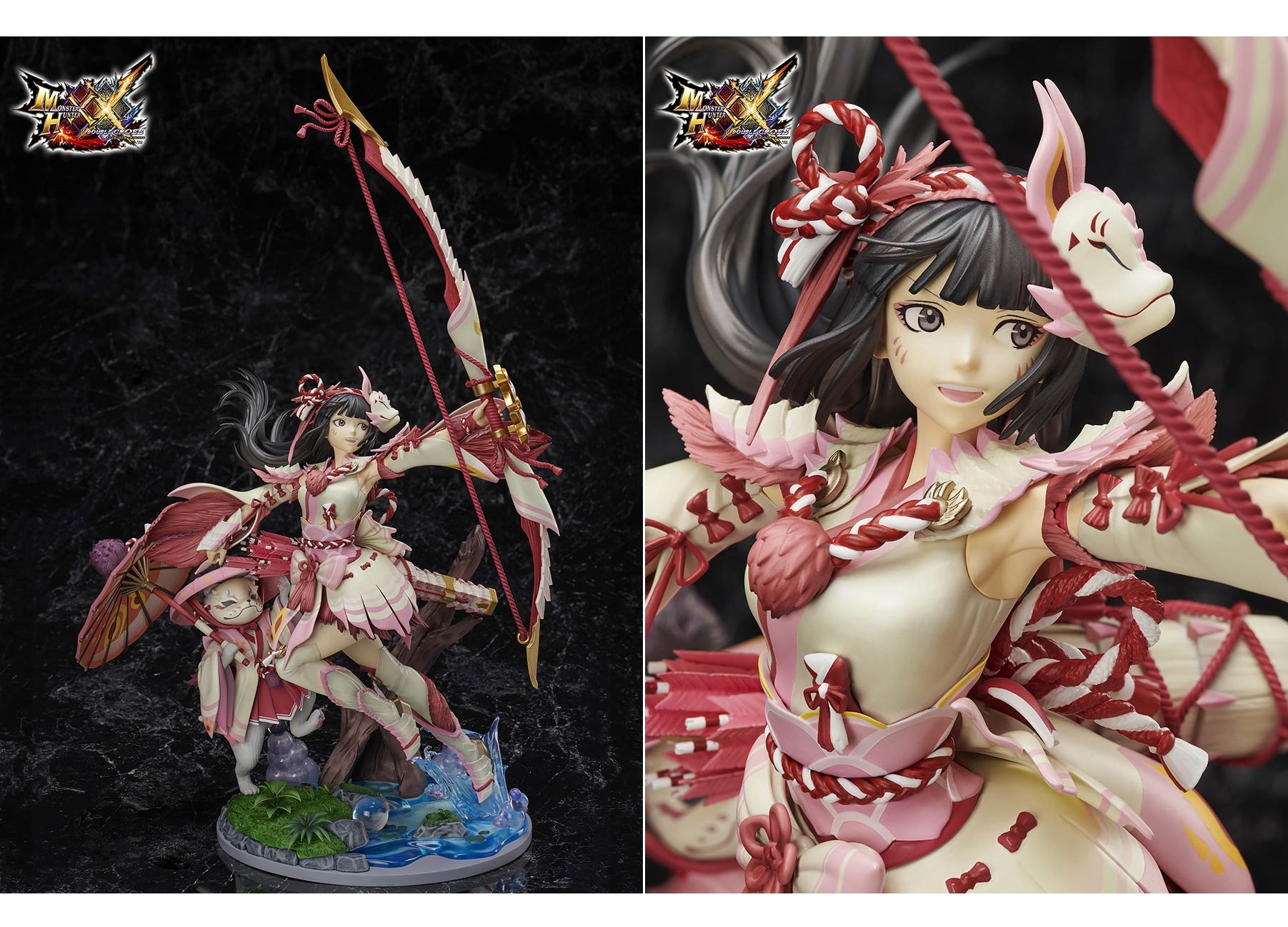 モンスターハンターダブルクロス』ミツネ装備の女性ガンナーが