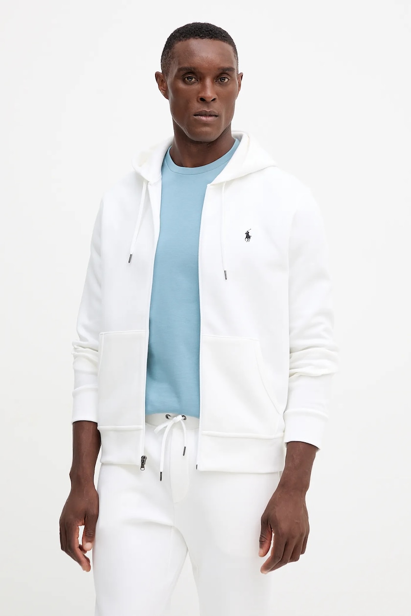 Polo Ralph Lauren sweatshirt green color hooded smooth 710881517