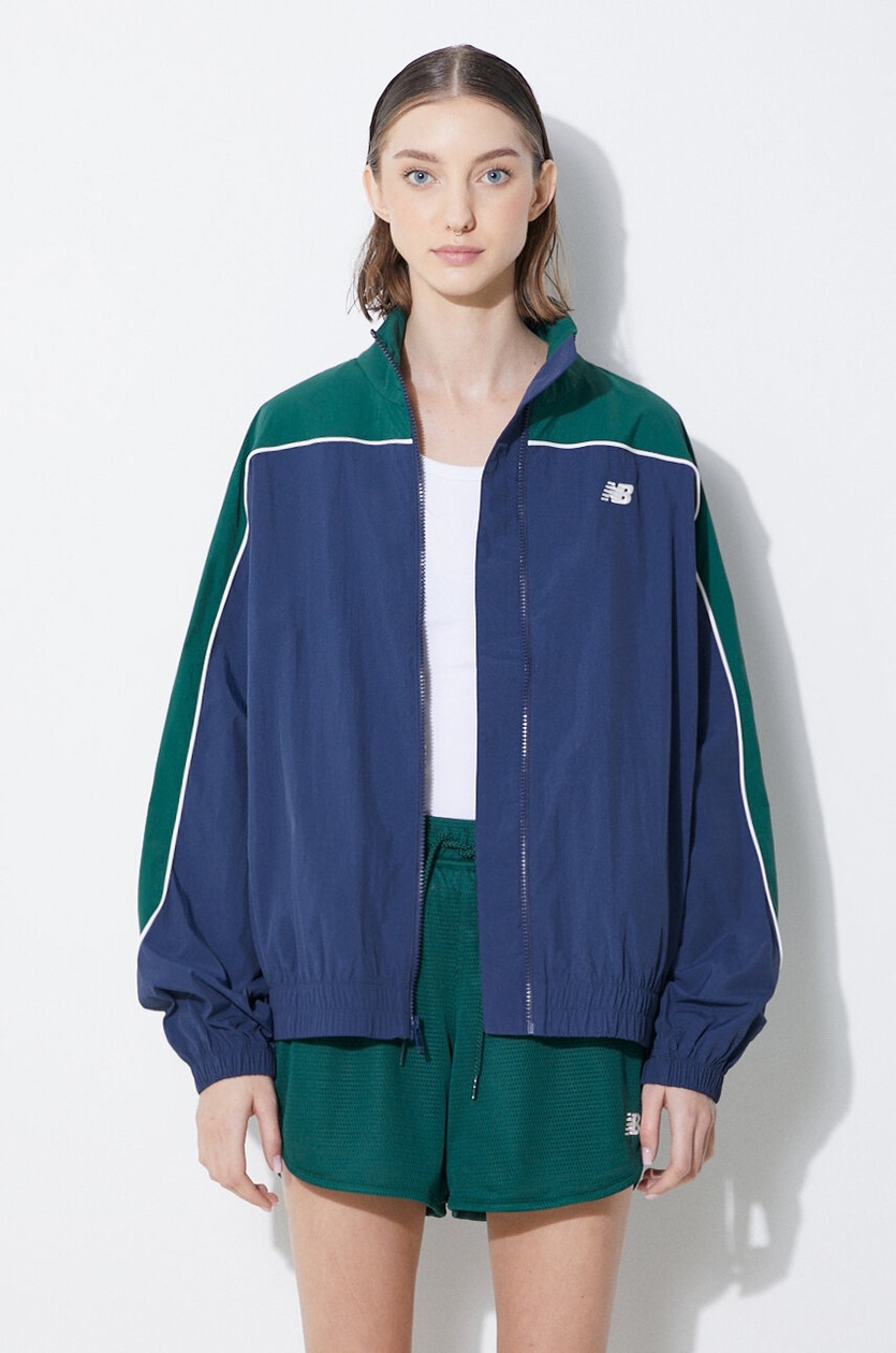 New Balance jacket women's navy blue color WJ41506NNY at PRM US