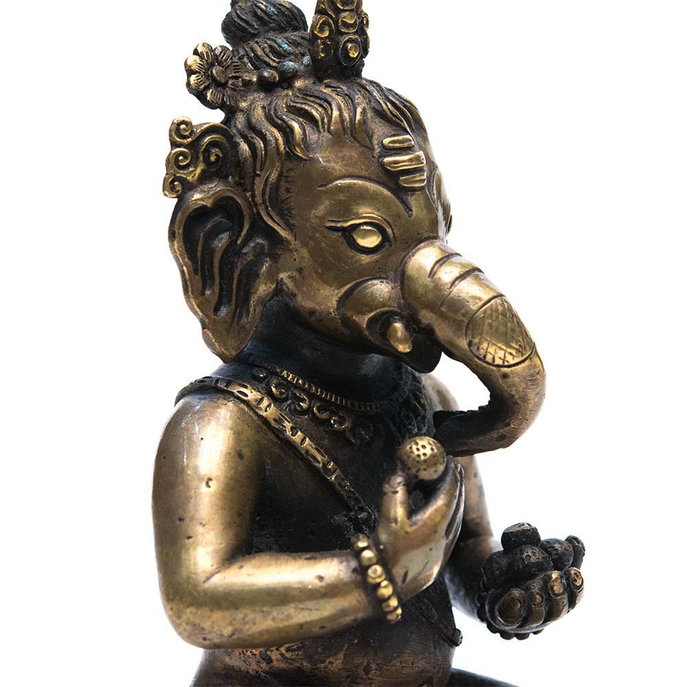 ネパール製】Babyガネーシャ像（真鍮製）｜旅する雑貨屋 ゆいゆい堂