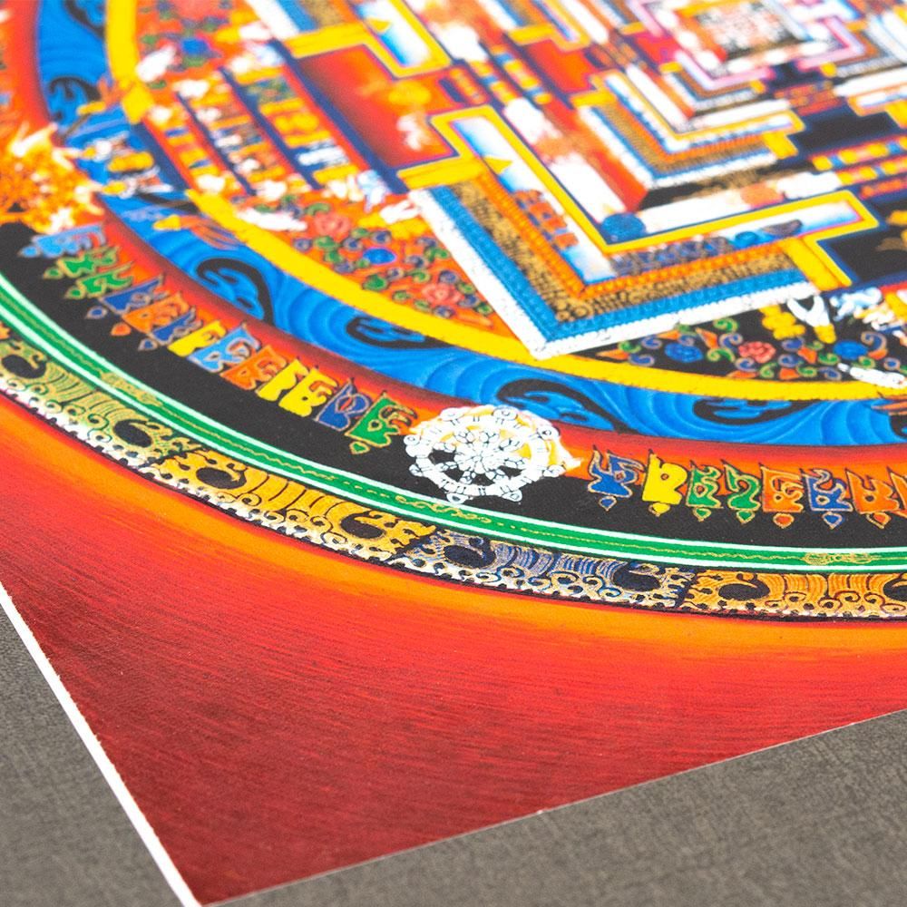 ネパール仏画 カーラチャクラ曼荼羅（マンダラ）Type.1｜旅する雑貨屋