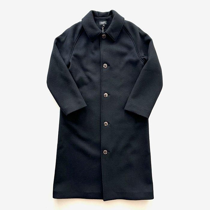 A.P.C. FEMME | 80's コート | ブラック - Stripe-inc Online Shop