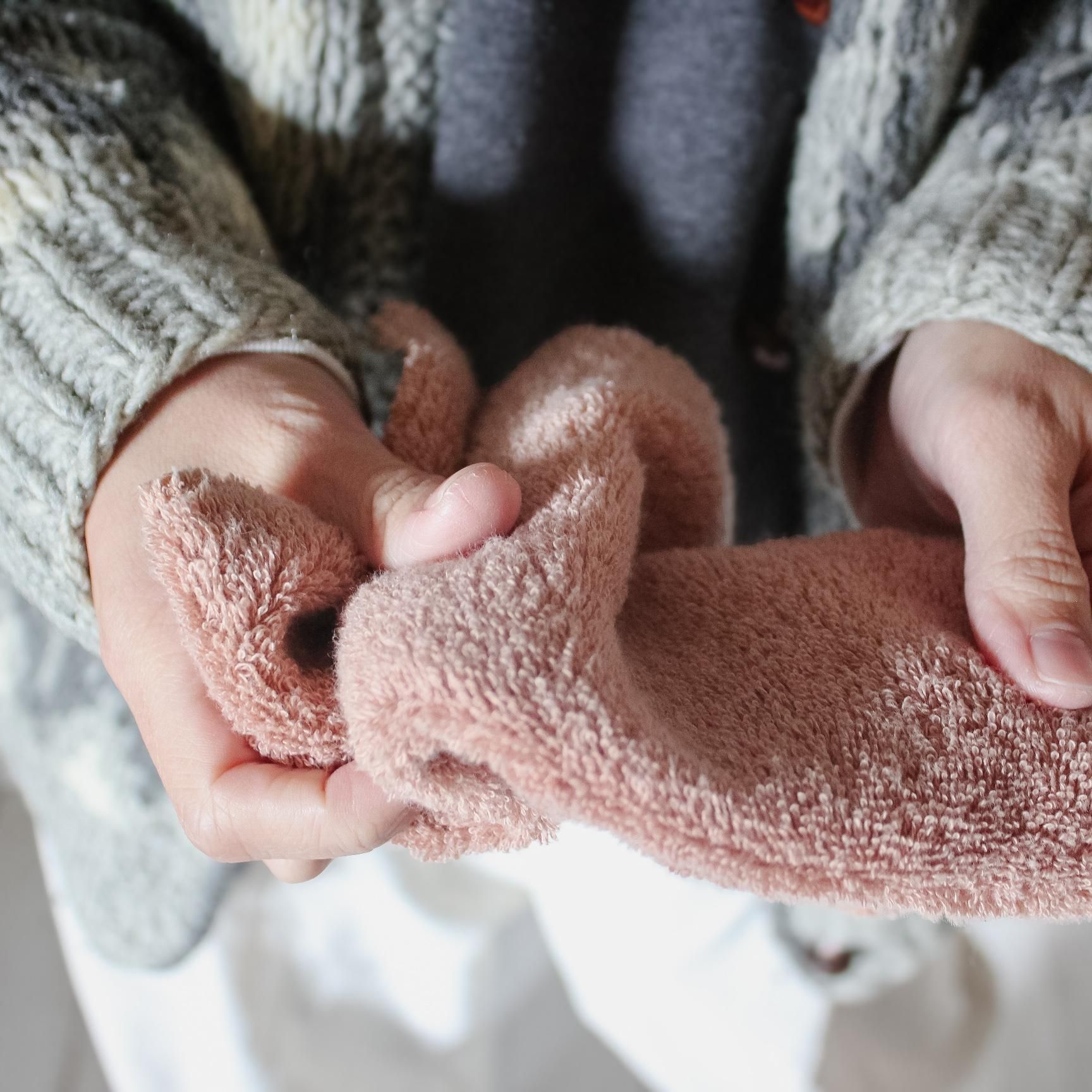 ふかふか♪草木染の今治タオルハンカチ