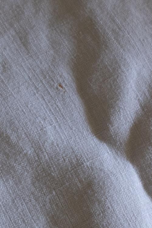 フランスアンティークリネンシーツ | 上質なモノグラム刺繍 - フランス