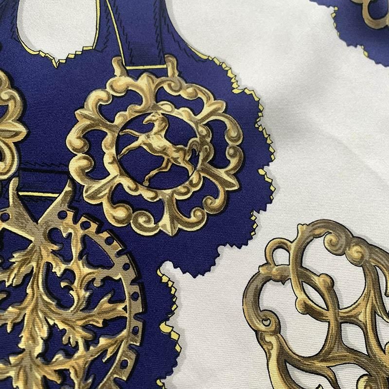 スカーフ エルメス HERMES カレ90 F. De LA PERRIERE -- soracoya（空