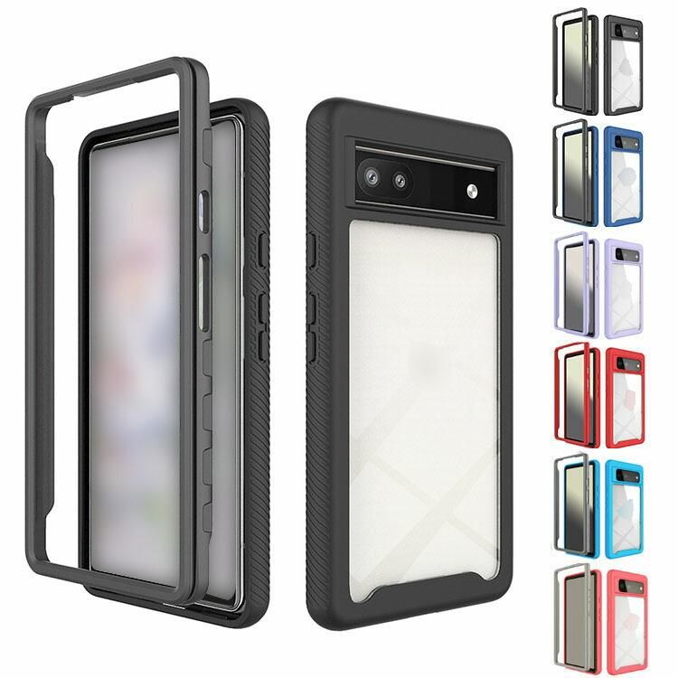 Google Pixel 6a ケース 耐衝撃 カバー クリア シンプル 背面クリア