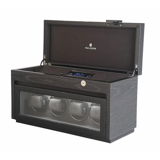ポールデザイン ウォッチワインダー GENT4+6-BA 4個巻き×収納6本 PAUL