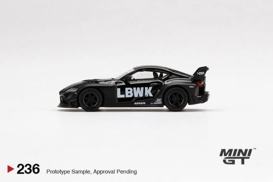 MINI GT 1/64 LB WORKS Toyota GR Supra Glossy Black ＋ Matt Black