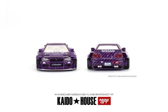 KAIDO☆HOUSE x MINI GT 1/64 Nissan Skyline GT-R (R34) Kaido Works