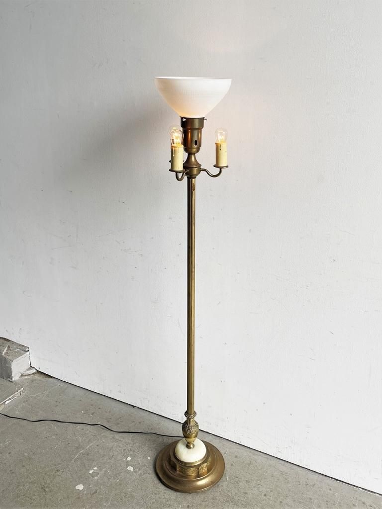 1930-40's ヴィンテージ 4灯 フロアランプ - アンティーク、ビンテージ
