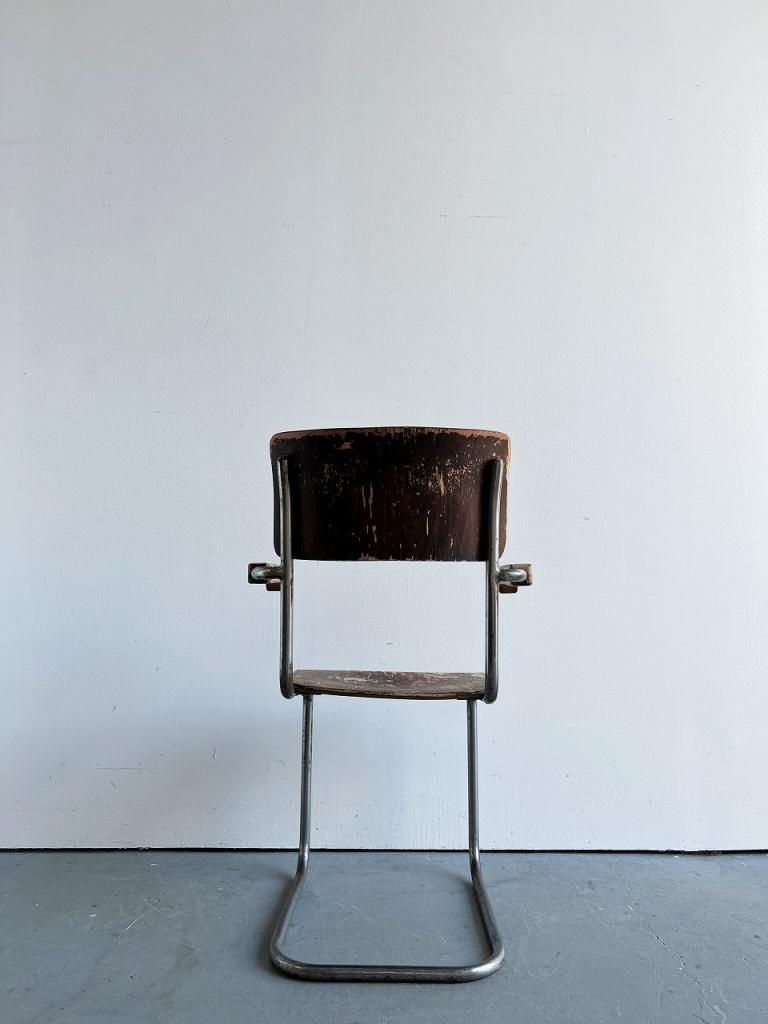 1920-40's ヴィンテージ ウッド カンチレバーチェア - アンティーク