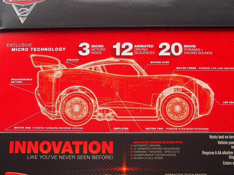 ご予約販売】LIGHTNING MCQUEEN ALIVE! 2011 喋る!動く!光る!1:55size