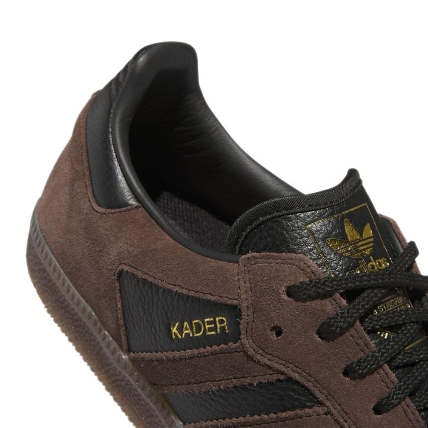 ADIDAS SKATEBOARDING SAMBA ADV × KADER / BROWN/BLACK/GUM