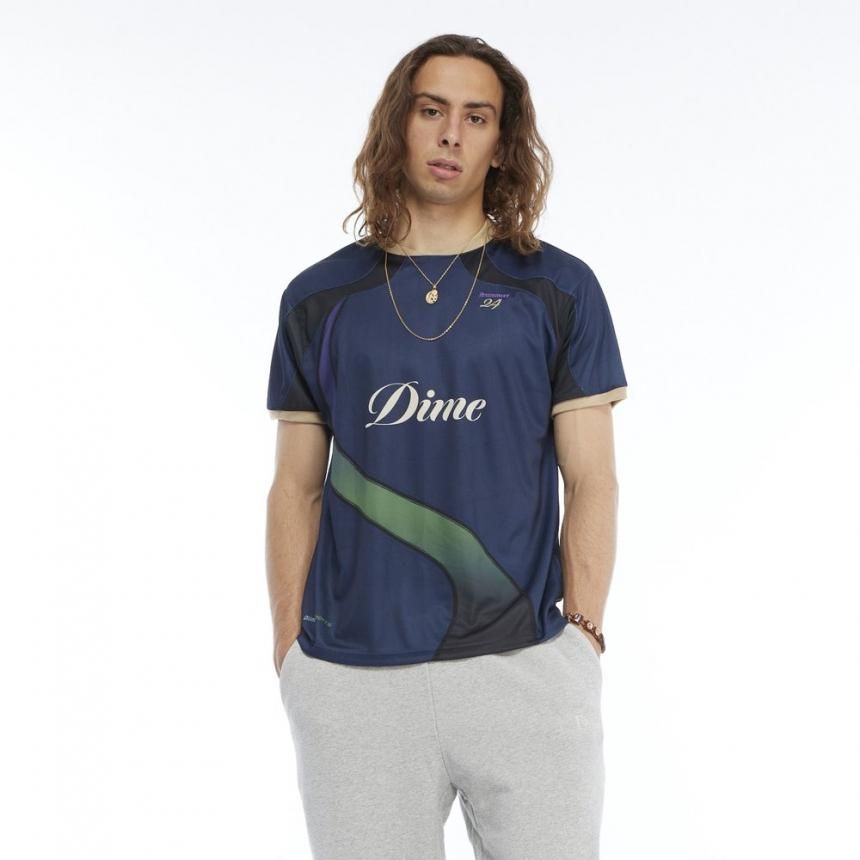 Dime Pitch SS Jersey / Navy (ダイム Tシャツ/ゲームシャツ/テックT