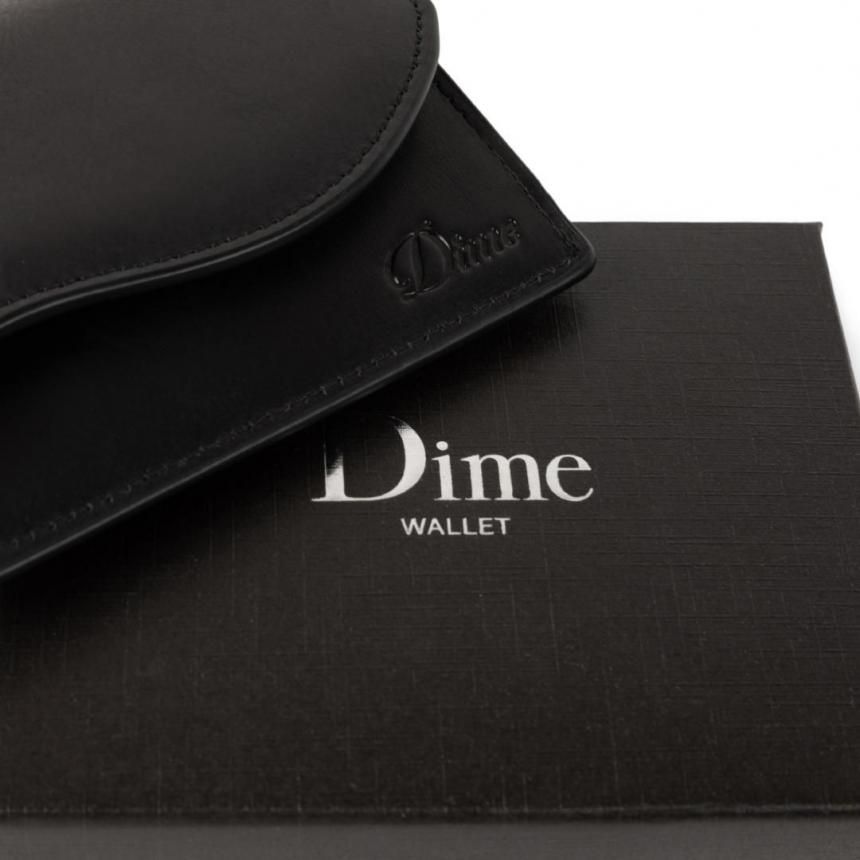 Dime Chain Leather Wallet / Black (ダイム ウォレット/財布