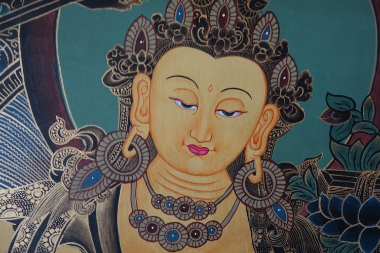 仏画（タンカ） 文殊菩薩｜大阪の仏画通販・販売｜多羅堂