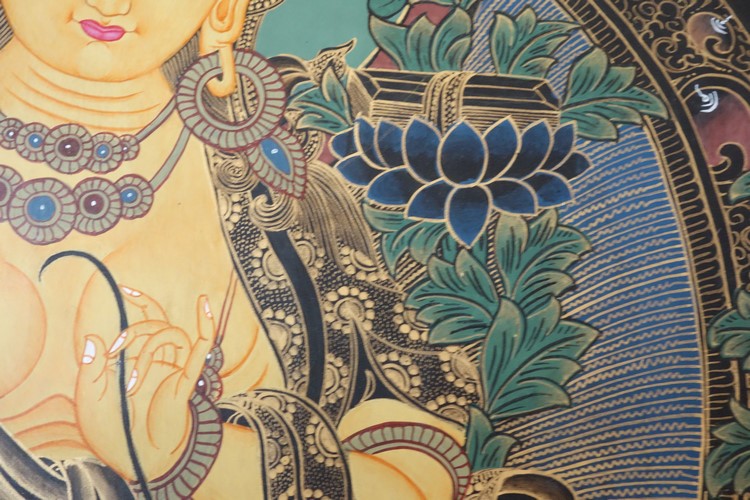 仏画（タンカ） 文殊菩薩｜大阪の仏画通販・販売｜多羅堂