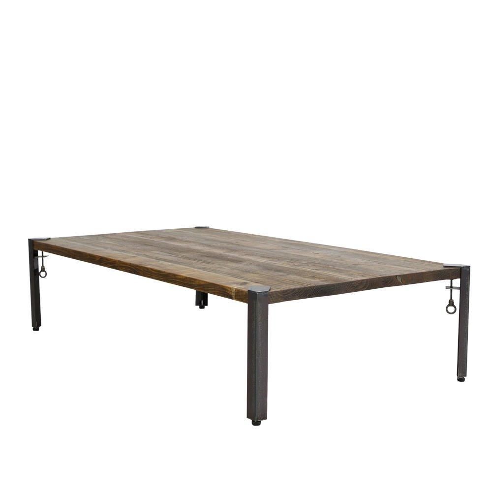 無垢古材 エフクランプレッグローテーブル - DICHOTOMIC ディコ