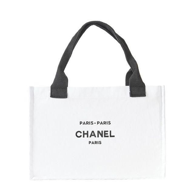 CHANEL シャネル ノベルティ海外限定商品 コスメ キャンバス トートバッグ