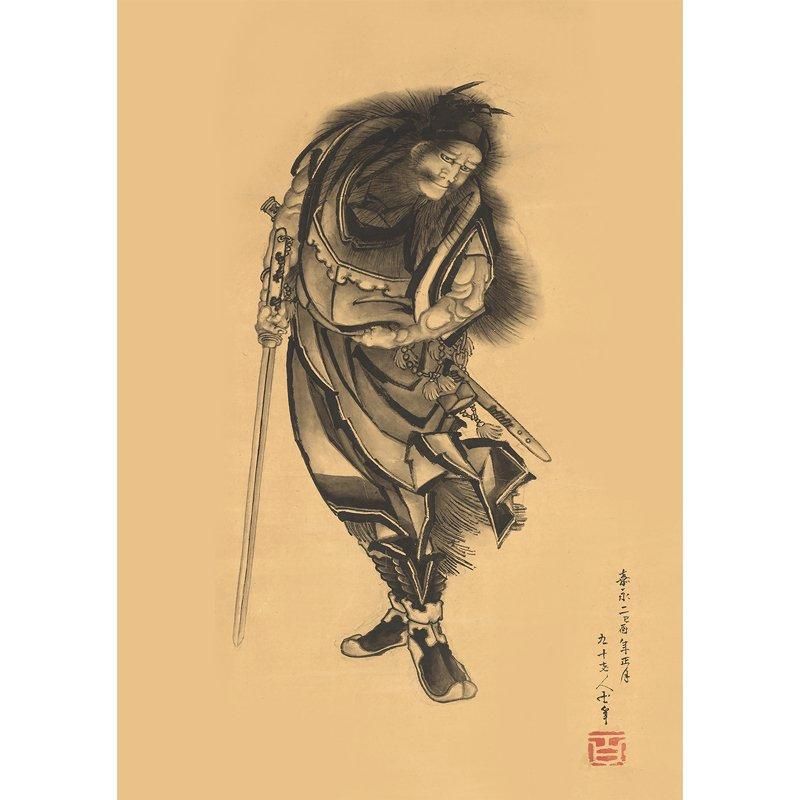 黒鐘馗 | 魔よけの神 - ROSSO GRAFICO