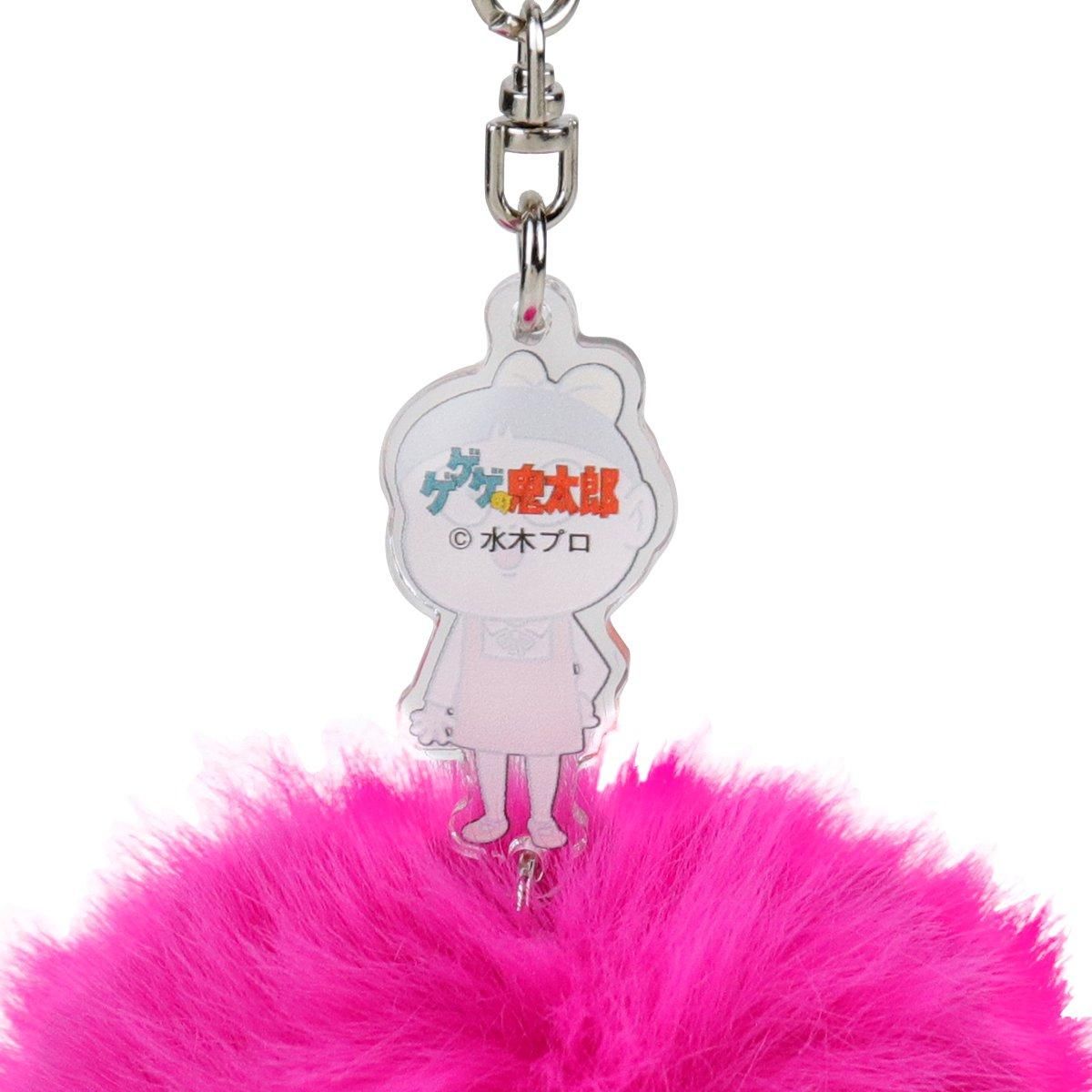 アクリルファーキーホルダー ねこ娘 - youkai-honpo