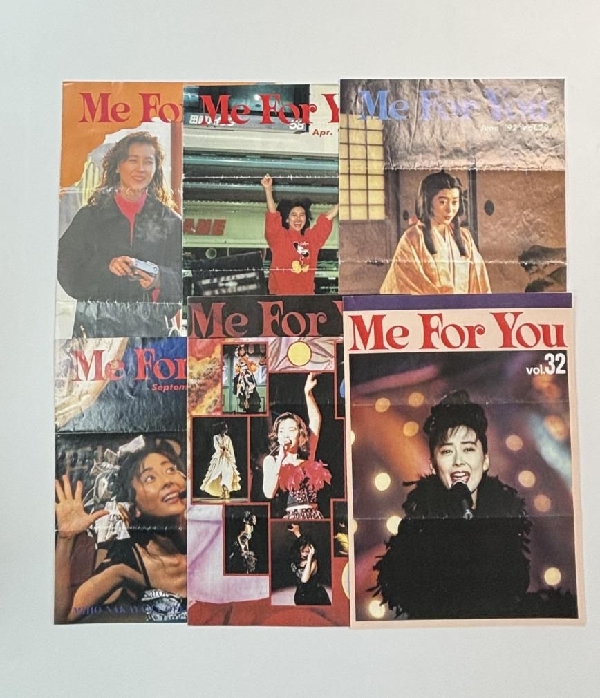中山美穂 ファンクラブ会報 Me For You 27号から51号、25冊セット 会報