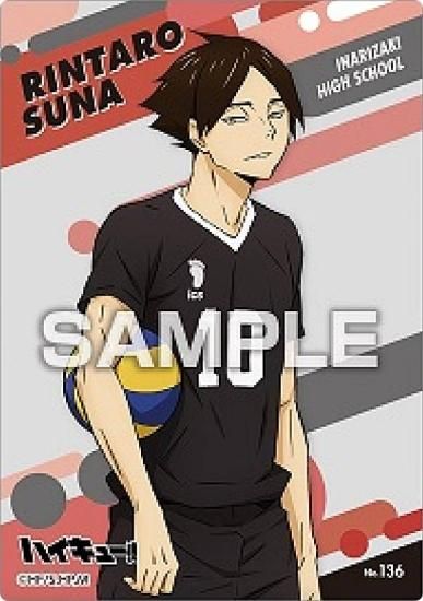 No.136 角名倫太郎】 ハイキュー!! クリアカードコレクションガム3