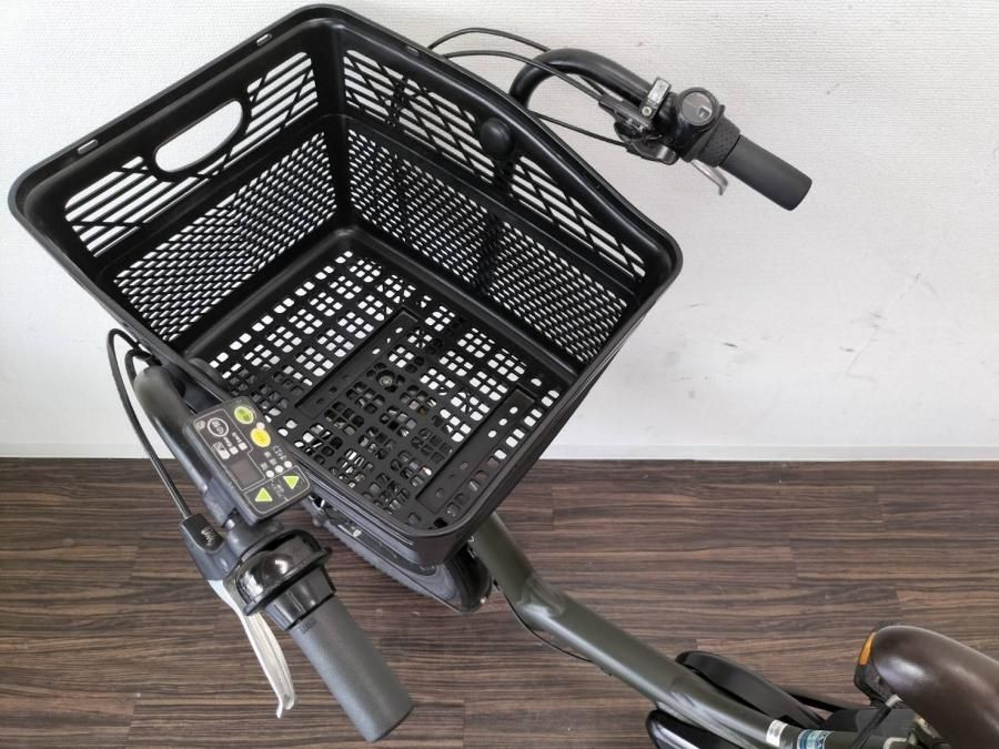 電動自転車 ヤマハ PAS Kiss mini 20インチ カーキ 12.8ah 2014年頃