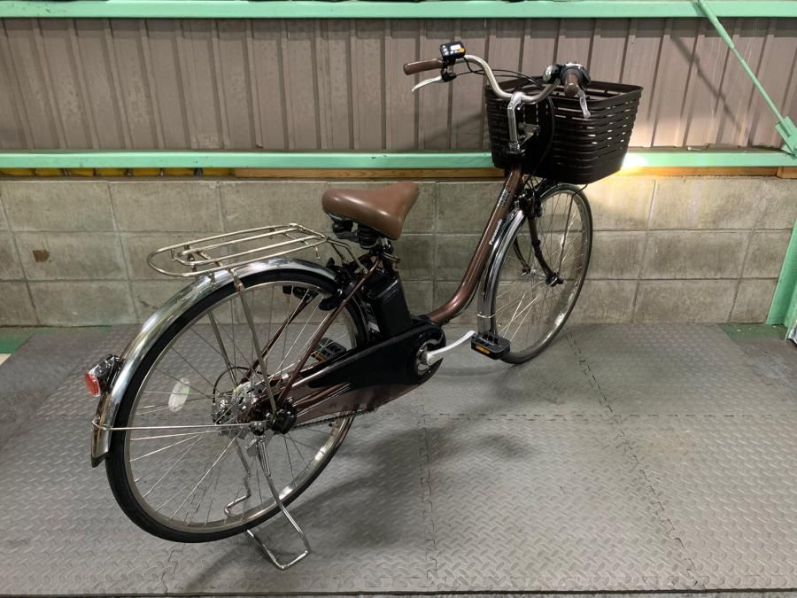 電動自転車 パナソニック ビビDX 26インチ ブラウン 16ah 2020年頃