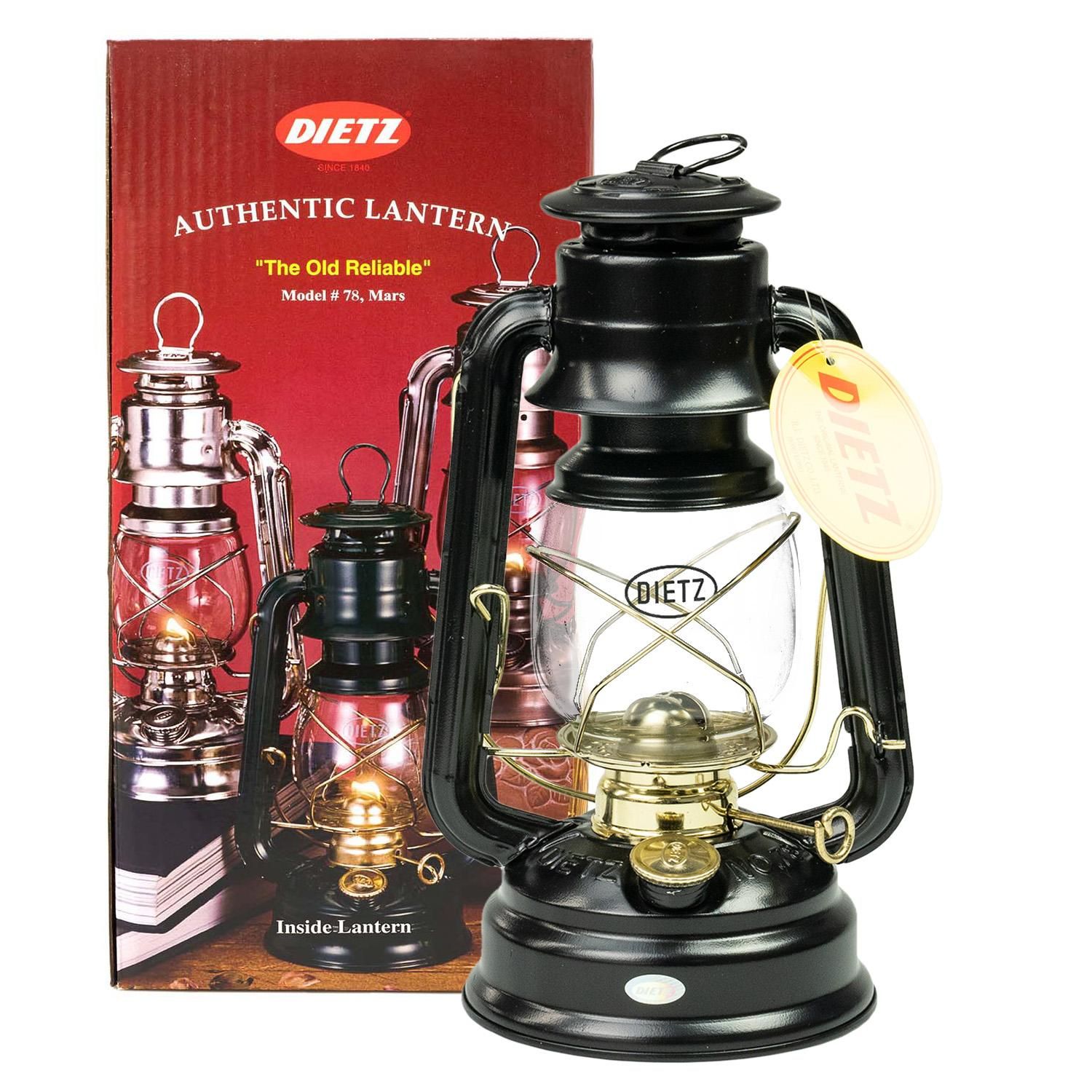 DIETZ デイツ ハリケーンランタン #D78（No.78）MARS ブラック