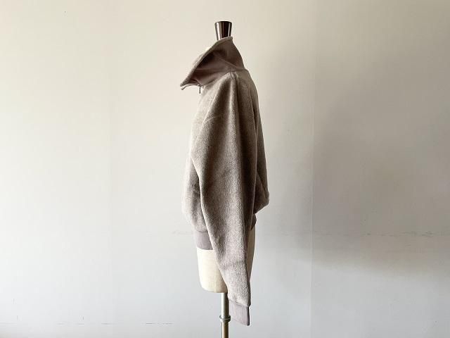 ALWEL オルウェル / Fleece High Neck Po mocha - SALT