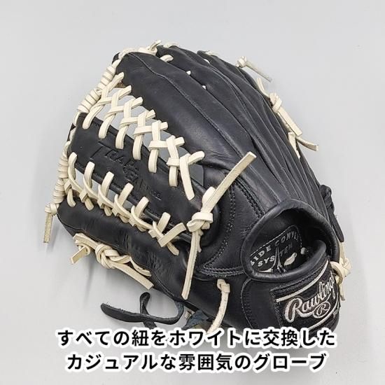 全紐交換済み】 ローリングス 軟式グローブ / 外野手用 型付け済み