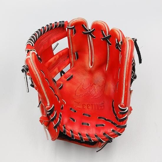 全紐交換済み】 ジームス 軟式グローブ / 内野手用 型付け済み (Zeems