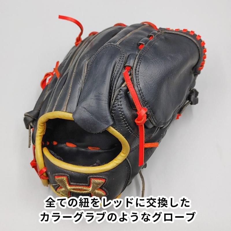 全紐交換済み】 アンダーアーマー 軟式グローブ / 投手用 型付け済み