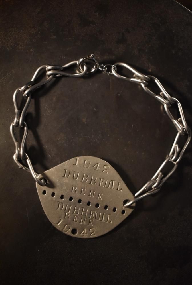 1940年代 フレンチ ID ブレスレット [ WWⅡ ] [ ID bracelet