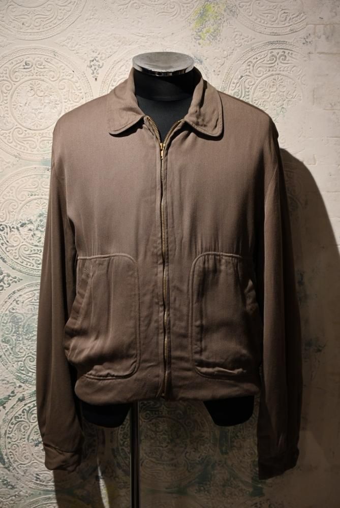 1950年代 Berma レーヨンギャバジン ジャケット [ 1950s ] [ Gabardine