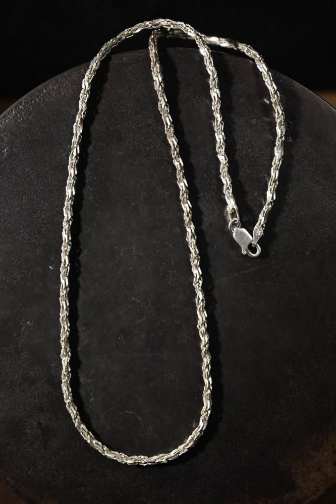 イタリア ヴィンテージ シルバー チェーン ネックレス [ Sterling